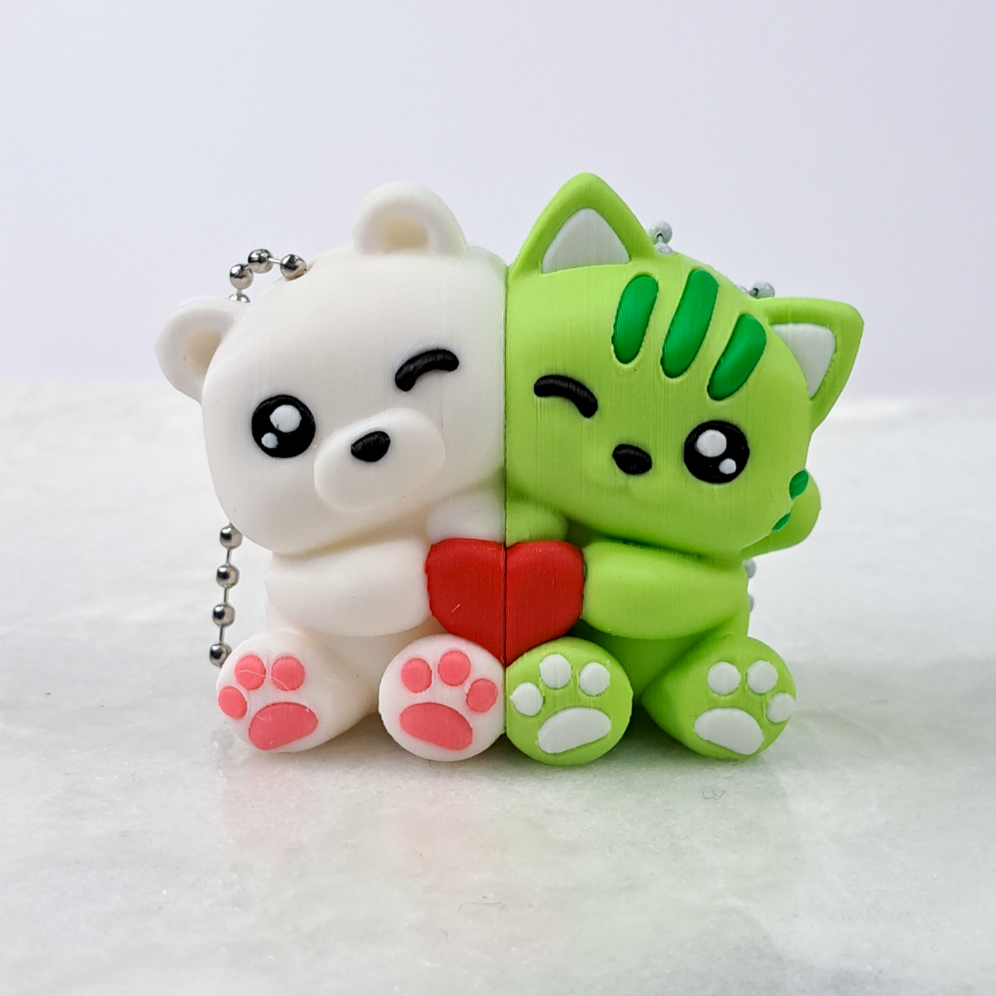 Better Together - paire aimantée avec chainette