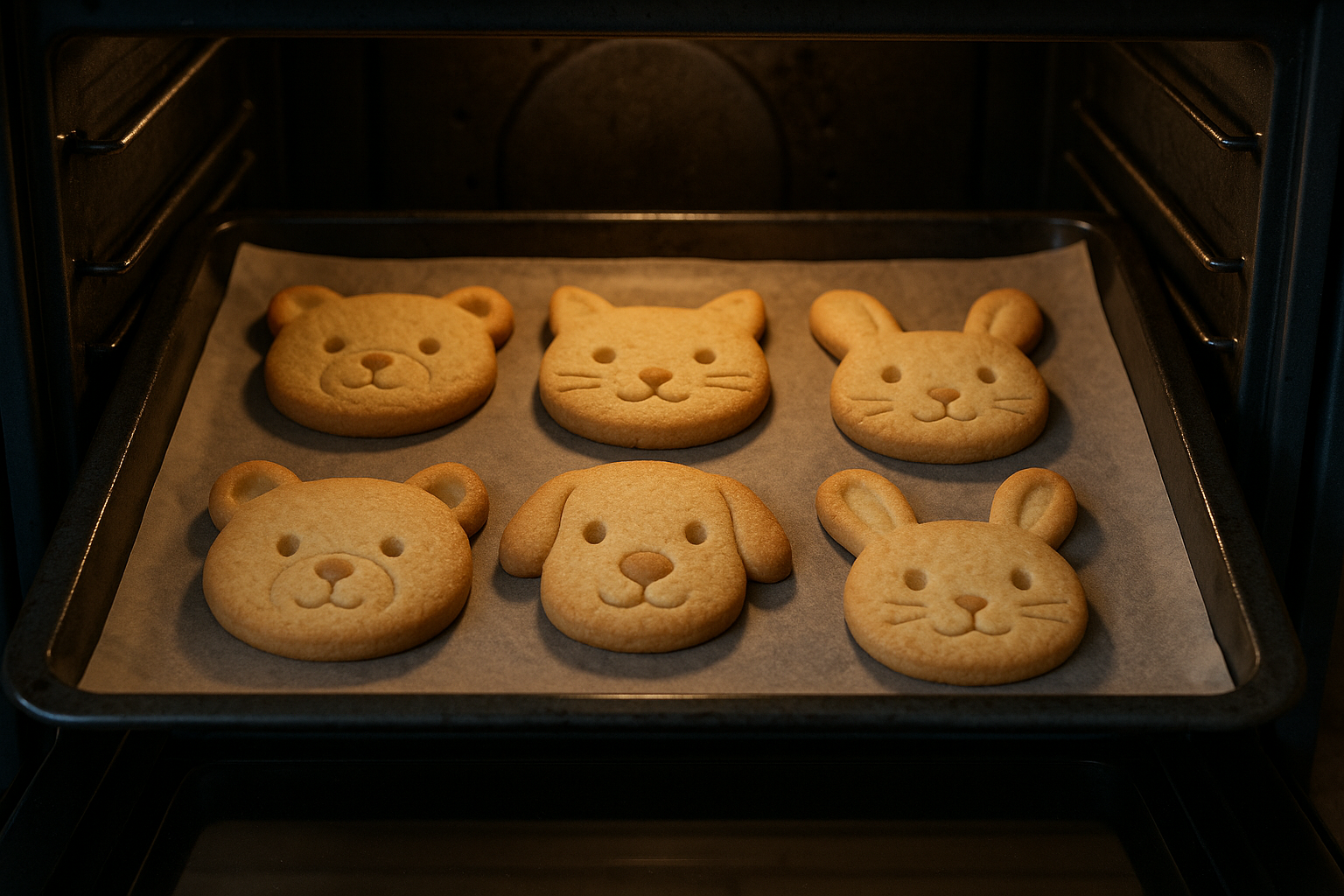 Biscuits sablés au four