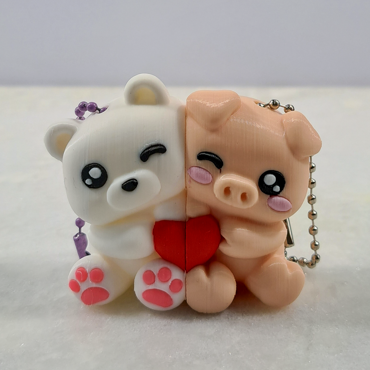 Better Together - paire aimantée avec chainette