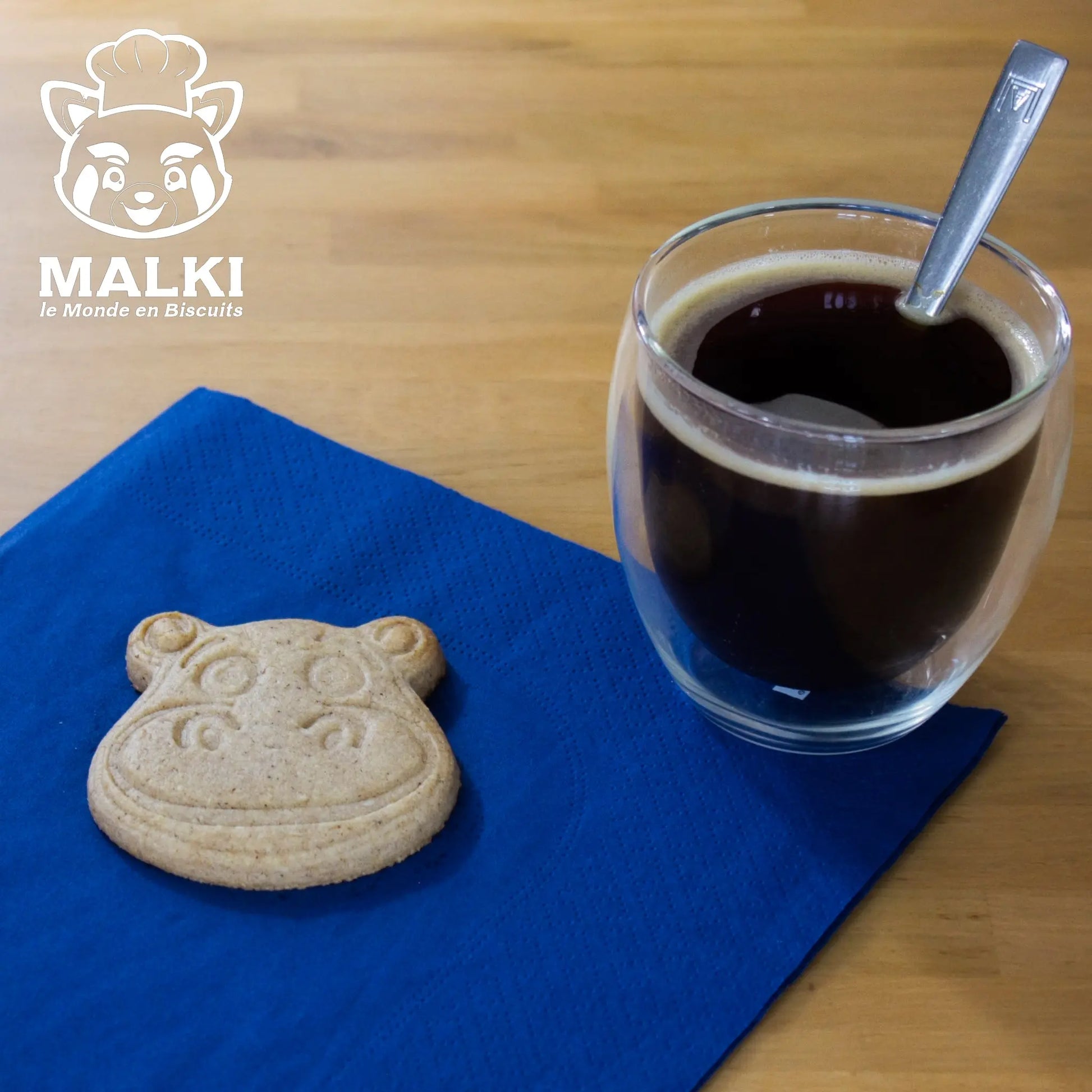 Biscuit Hippopotame et café