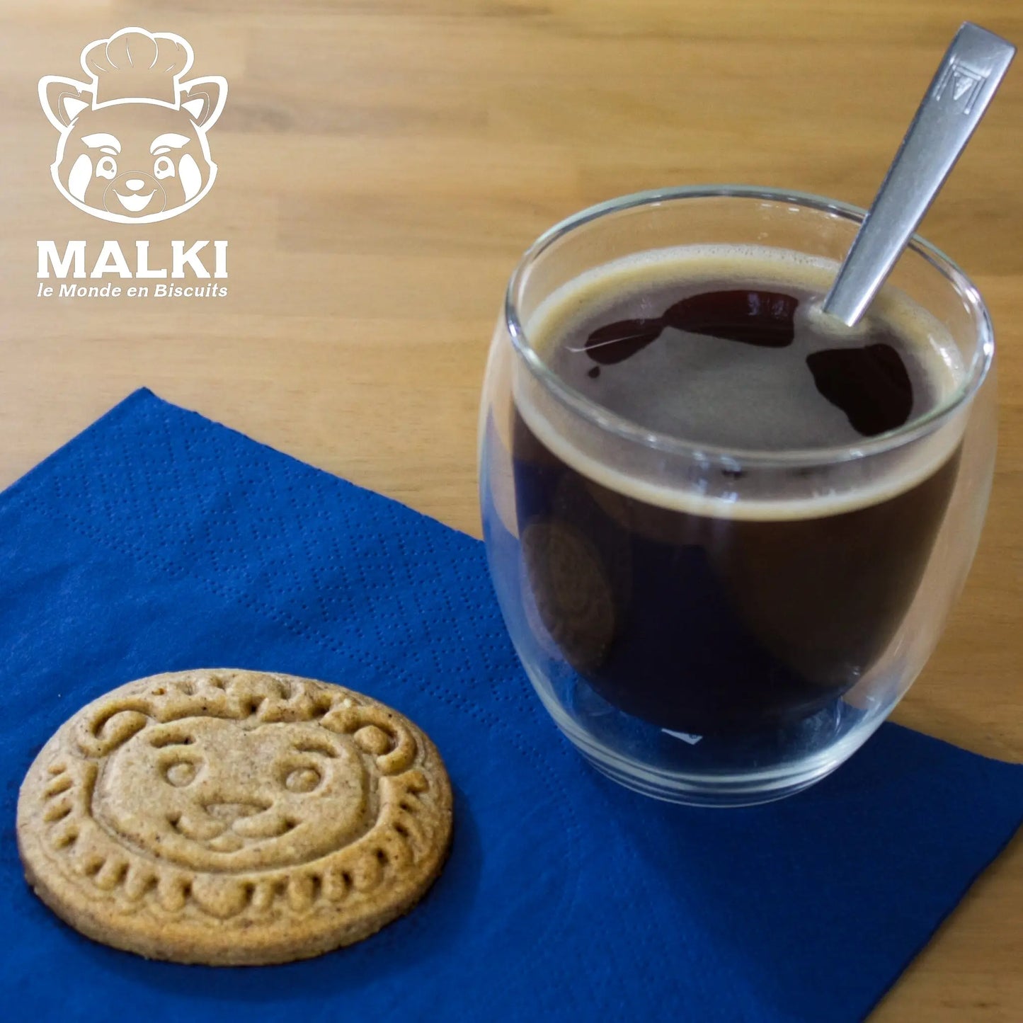 Biscuit Lion et café