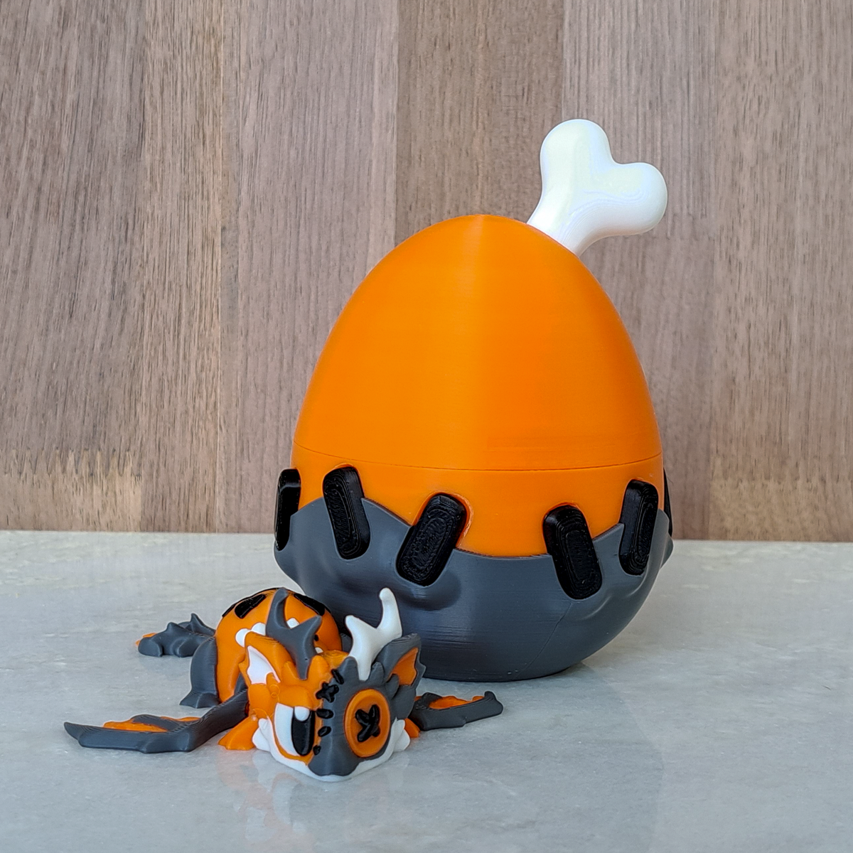 Œuf-Dragon d'Halloween – Éclosion Frissonnante à Collectionner