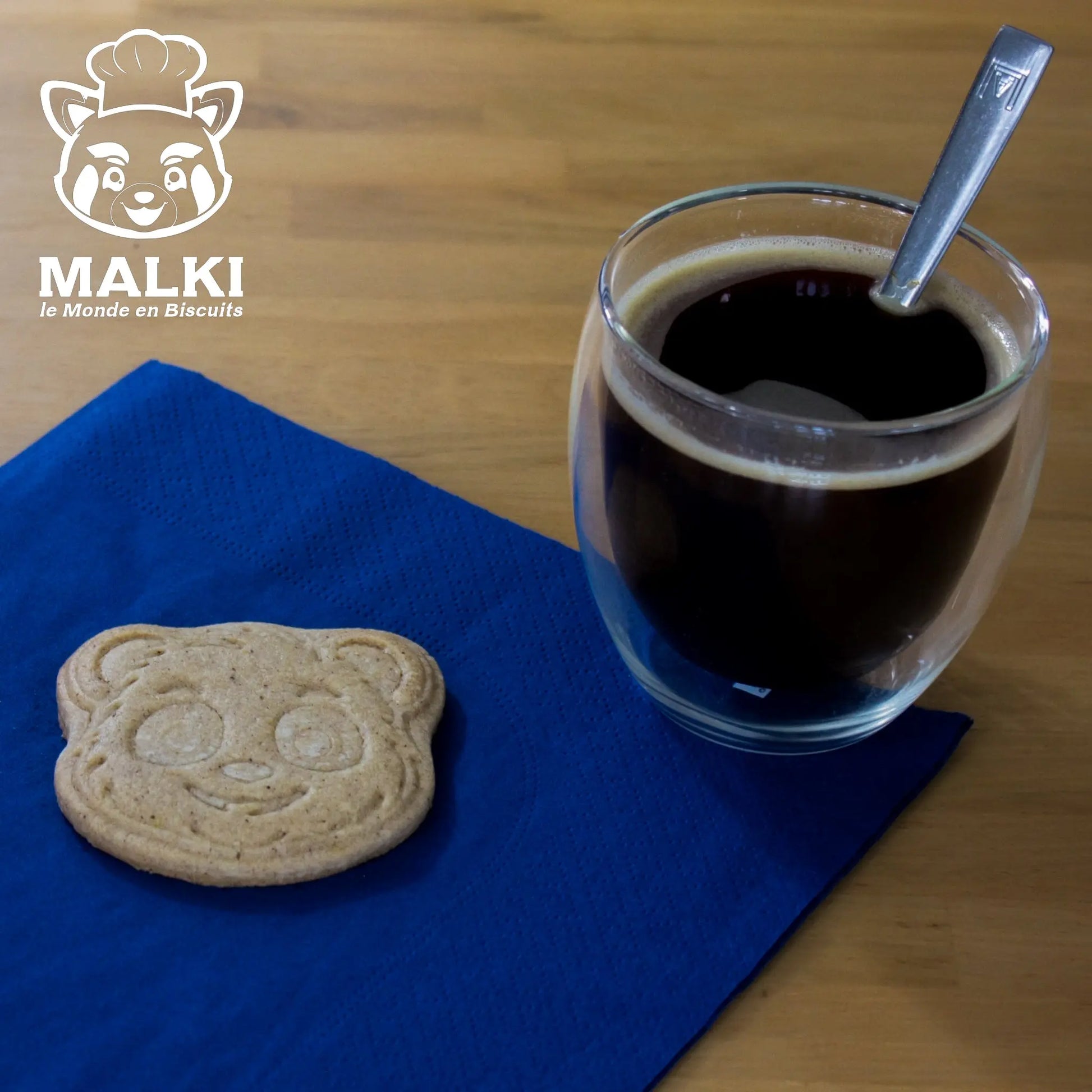 Biscuit Panda et café