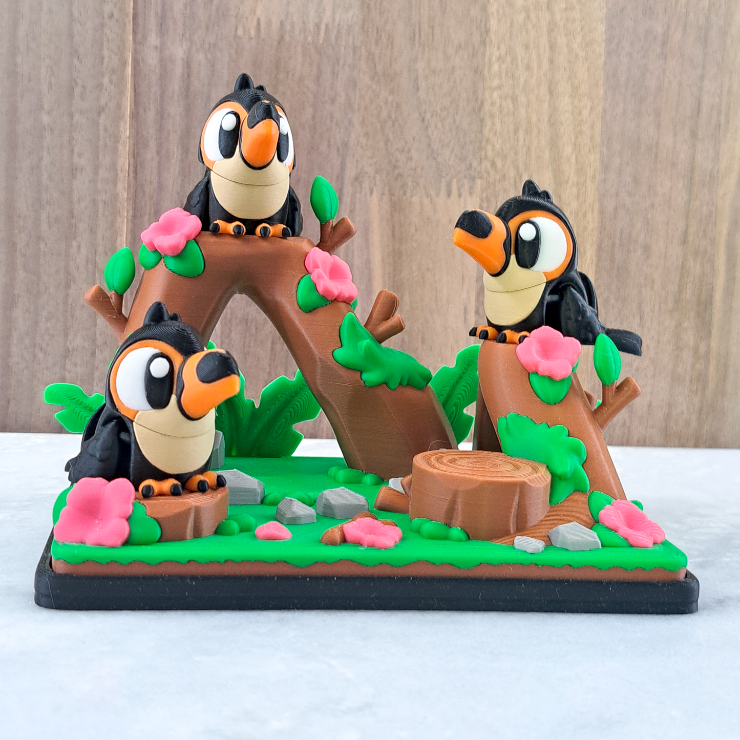 Jungle des Toucans – Un Univers Fleuri à Collectionner