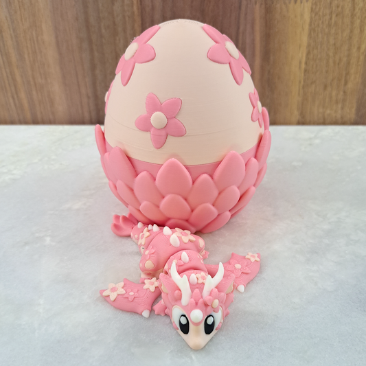 Œuf-Dragon Fleurs – Éclosion Printanière à Collectionner