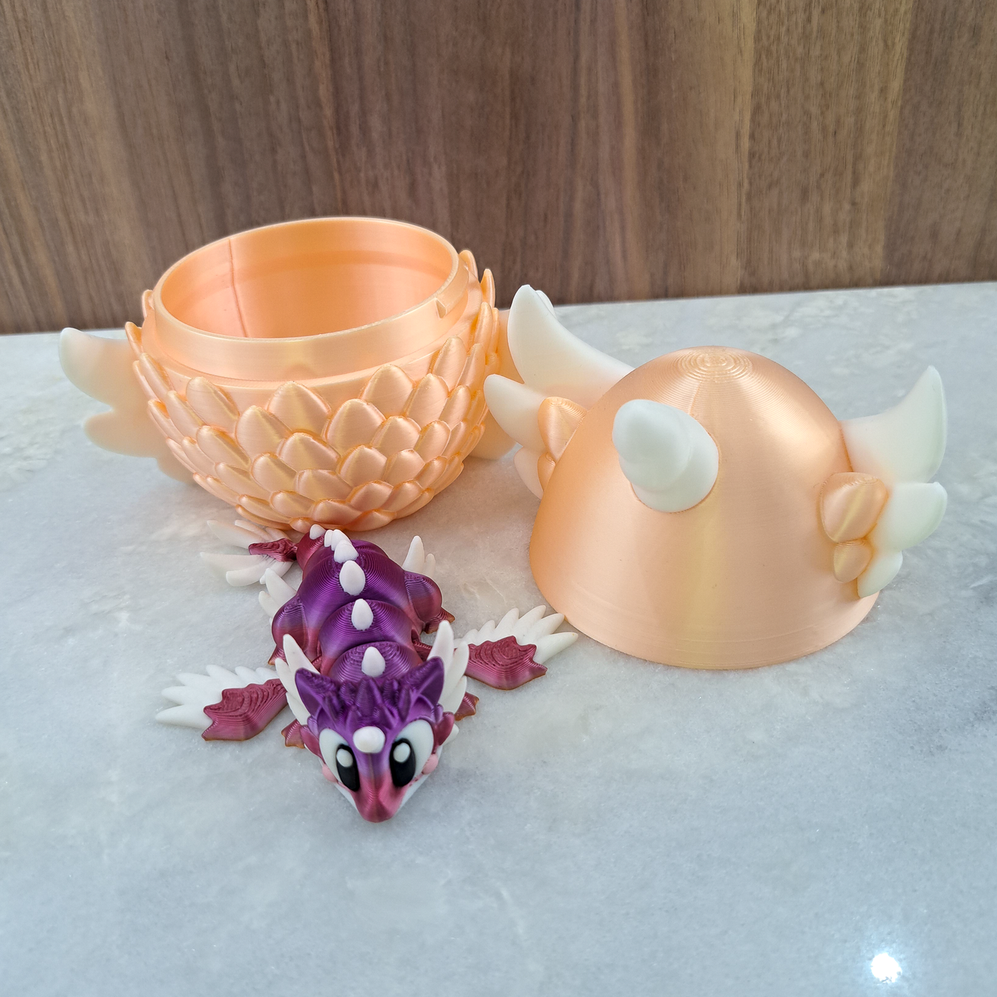 Œuf-Dragon Licorne rose – Magie enchantée à Collectionner