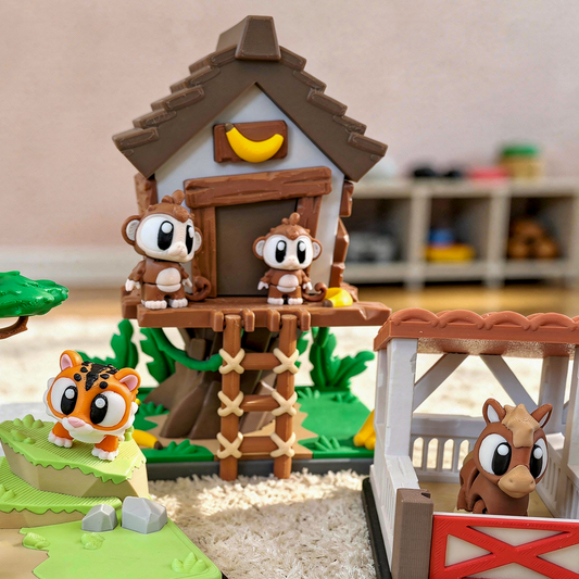 Cabane des Singes – Un Univers Miniature à Explorer !