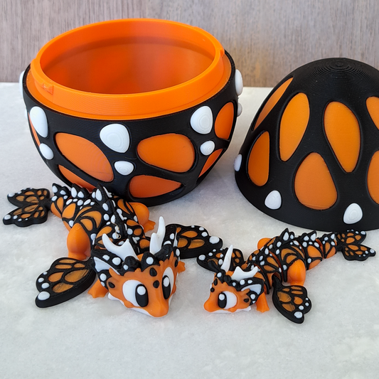 Œuf-Dragon Papillon – Une Métamorphose Magique à Collectionner