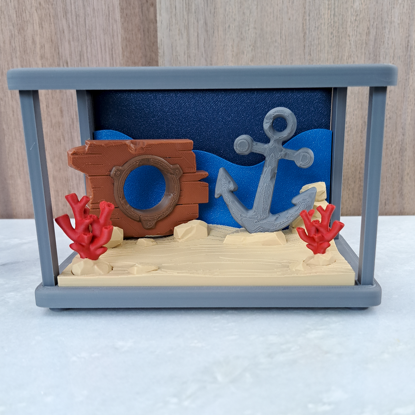 Aquarium de Requins miniature – Un Paysage Récifal à Collectionner