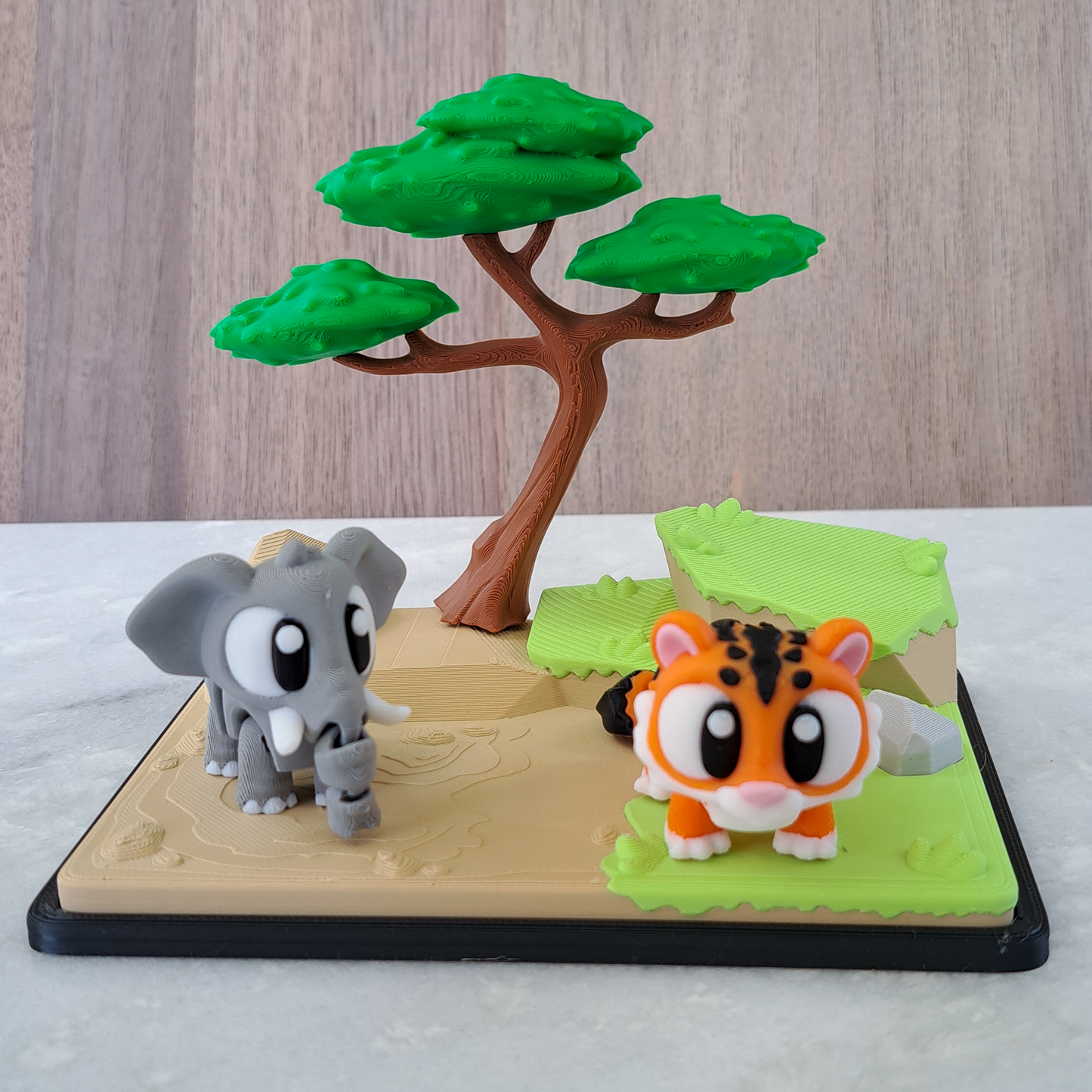 Savane Asiatique – Une Aventure Miniature à Explorer !