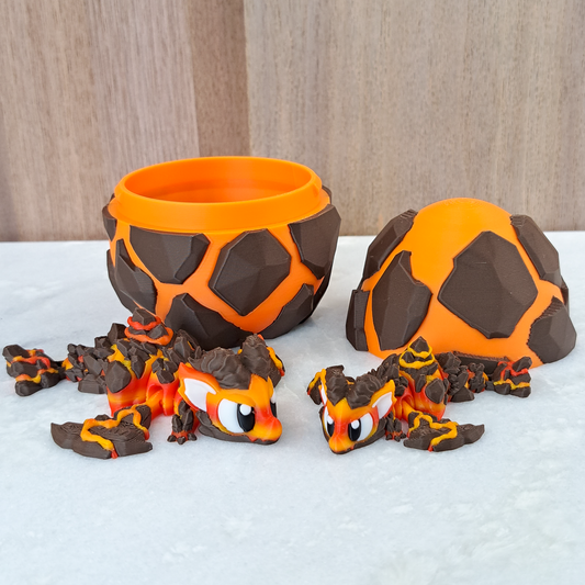 Œuf-Dragon de Lave – Une Éruption de Magie à Collectionner