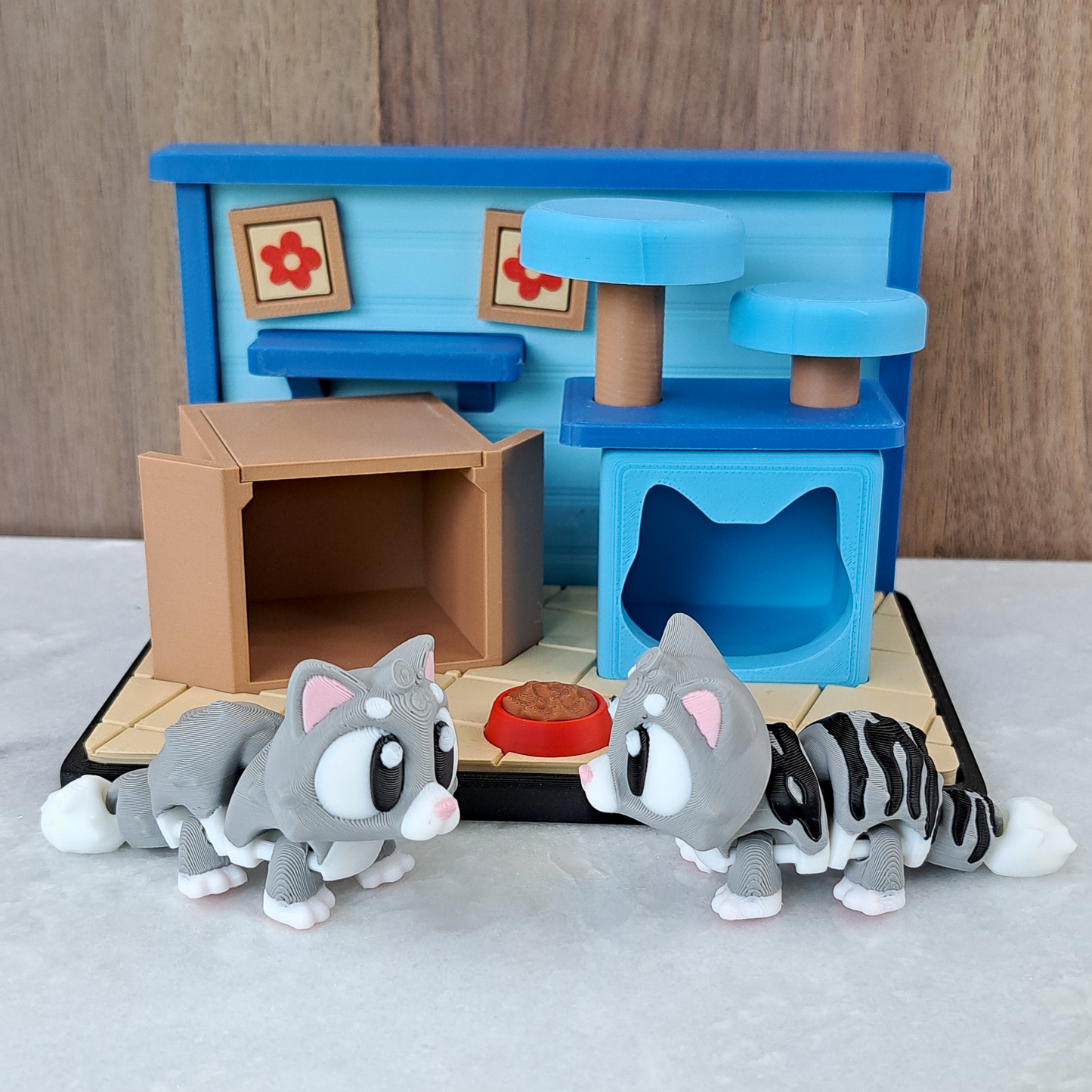 Chatterie bleue – Un Univers Ronronnant à Collectionner