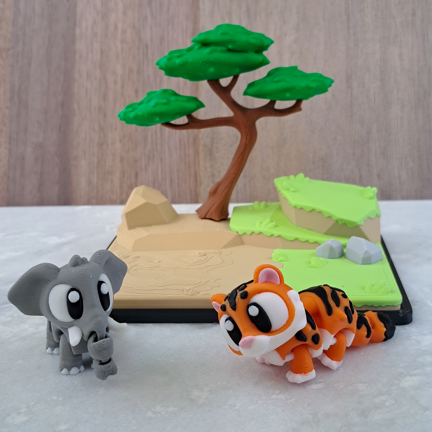 Savane Asiatique – Une Aventure Miniature à Explorer !
